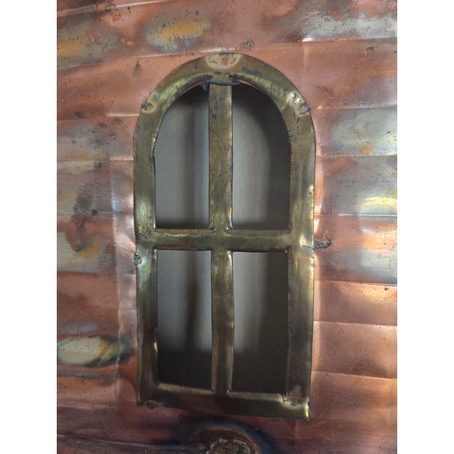 Copper Brutalist Wall Sculpture in the Style Of For Sale - Image 8 of 15