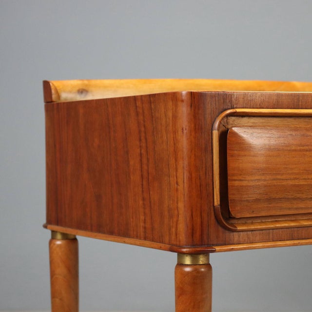 Vintage Nightstands with Drawer, 1950s, Set of 2 For Sale - Image 4 of 11