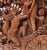Brown Balinese Hand Carved Wood Sculptural Wall Panels, Rama & Sita From the Ramayana Epic Saga, Three Dimensional For Sale - Image 8 of 12
