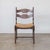 1950s Vintage French Oak Dining Chairs in the Style of Guillerme & Chambron, Set of 6 For Sale - Image 5 of 16