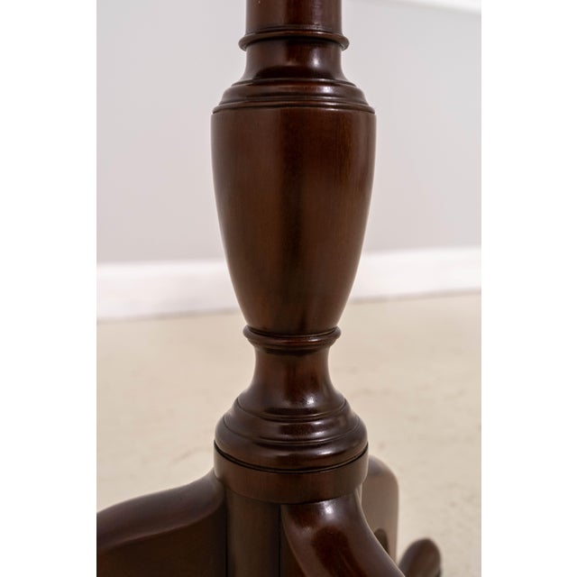 Wood Kittinger Cw-11 Mahogany Tilt-Top Round End Table For Sale - Image 7 of 14