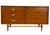 A classic mid-century modern possibly walnut dresser featuring a balanced six-drawer configuration, combining form and...