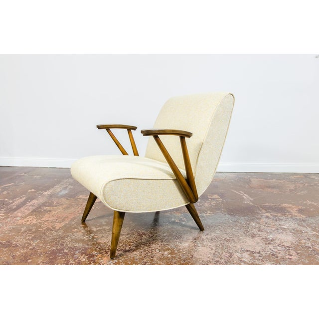 Mid-Century Modern Model 300-110 Lounge Chair from GFM, Poland, 1960s For Sale - Image 14 of 18