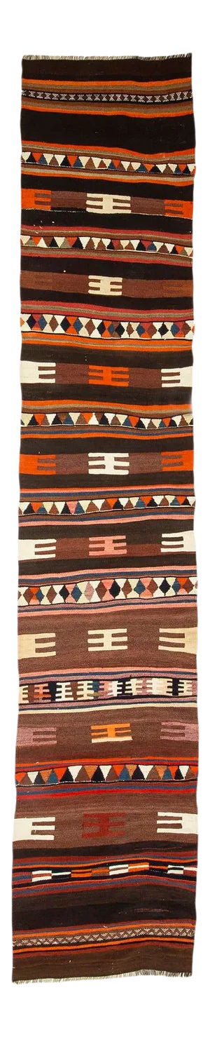 Vintage Turkish Kilim Runner