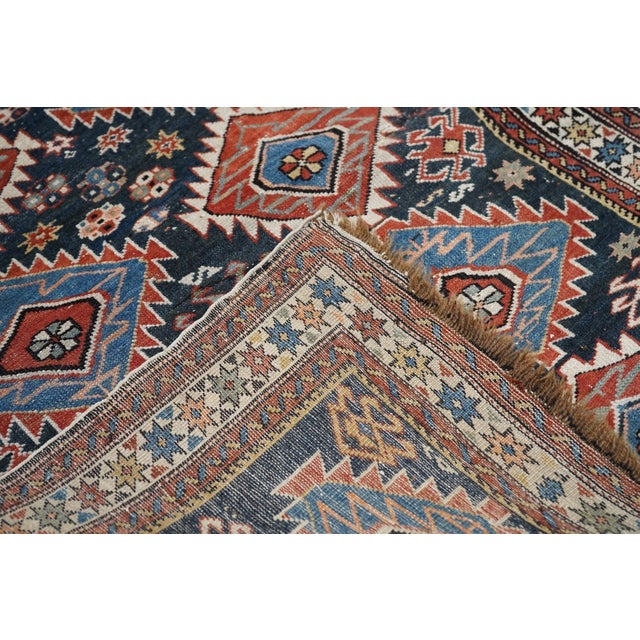 Antique Caucasian Shirvan Rug 2'9'' X 3'9'' For Sale - Image 10 of 11