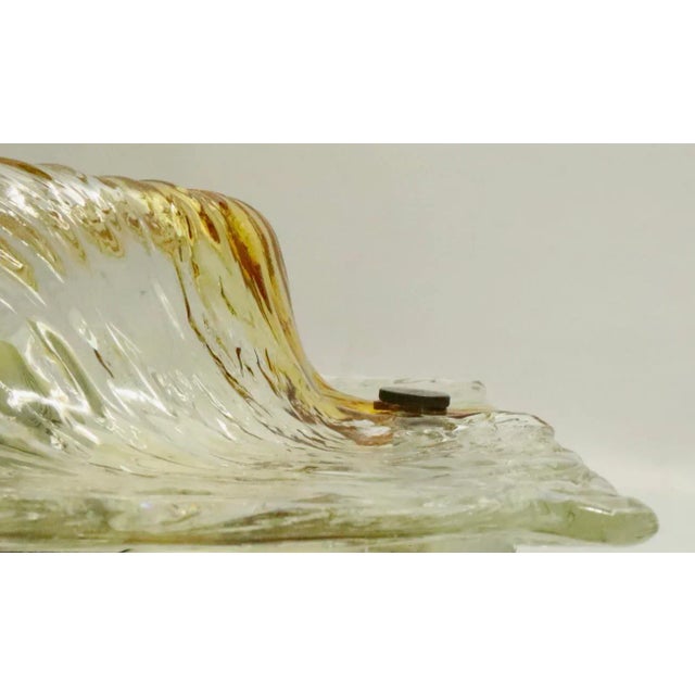 Murano Sconces Attributed to Mazzega - A Pair For Sale - Image 9 of 13
