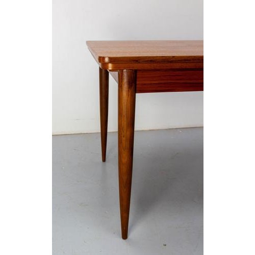 Brown French Extending Teak Dining Table, Mid-20th Century For Sale - Image 8 of 15