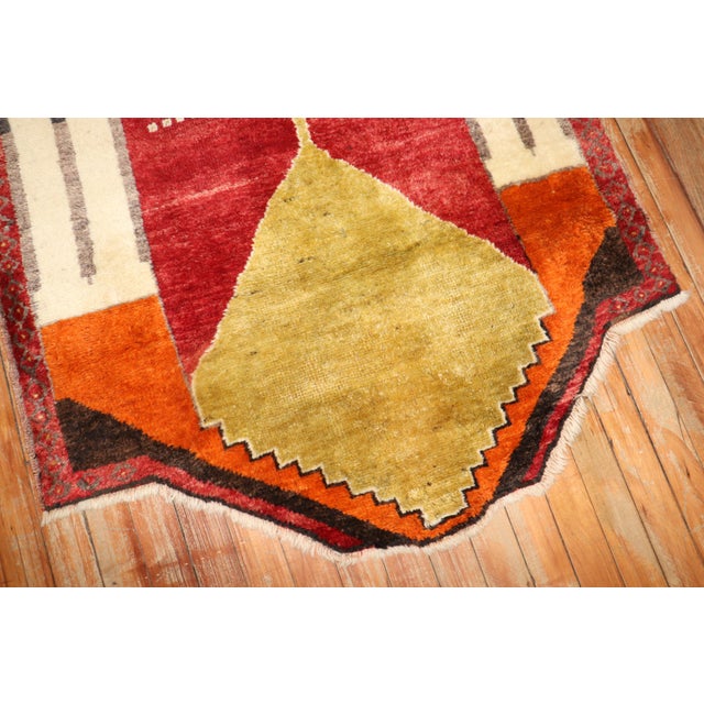 Vintage Turkish Anatolian Horseback Prayer Rug For Sale In New York - Image 6 of 10