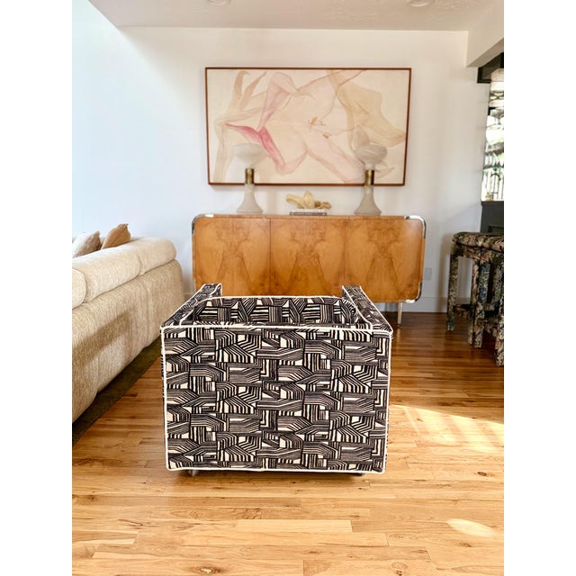 Bernhardt 1970s Uncommon Cube Lounge Chair by Bernhardt Flair For Sale - Image 4 of 12