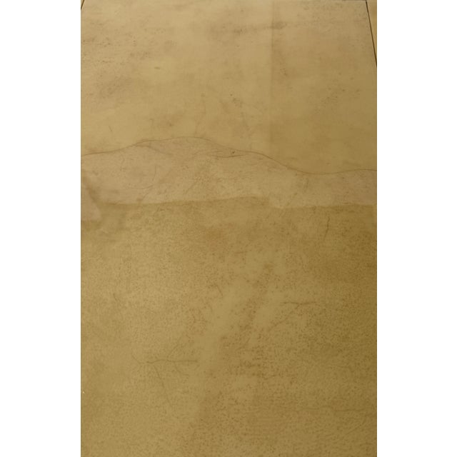 Postmodern Lacquered Goatskin Dining Table by Sally Sirkin Lewis for J Robert Scott For Sale - Image 9 of 11