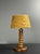 Mid-Century Modern French Brutalist Turned Wood Table Lamp in the style of Charles Dudouyt, 1950s For Sale - Image 15 of 17