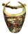 1940s Vintage Chinese Famille Rose Rose Medallion Porcelain Basket Vase Gilt 12" For Sale - Image 5 of 10