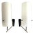 Vintage Opaline Glass and Metal Wall Lights from Stilnovo, Italy, 1960s, Set of 2 For Sale