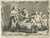 Original People Visiting the Sick, 1760, Print For Sale