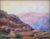 Gorgeous, accomplished western canyon landscape with distinct foreground and background coloration by Cyrus Bates Currier...