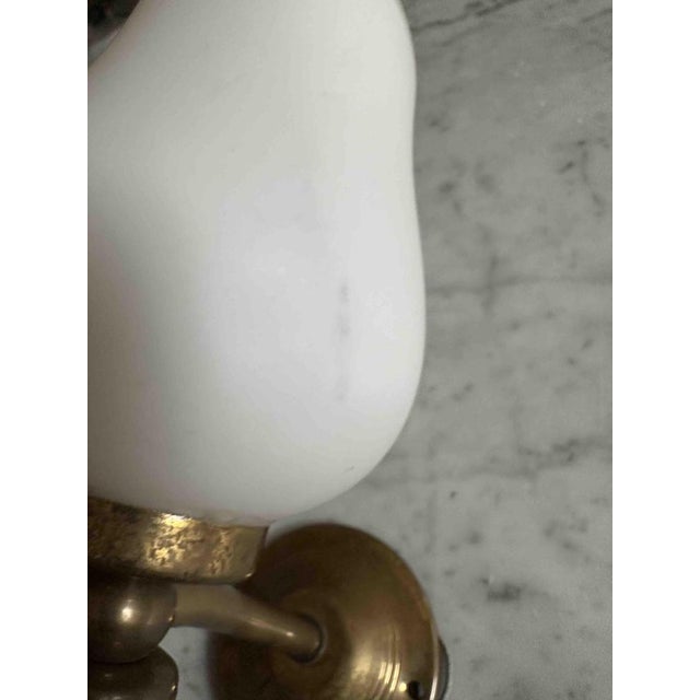 Metal French Neoclassical Wall Sconces in the style of Maison Arlus, Set of 2 For Sale - Image 7 of 18