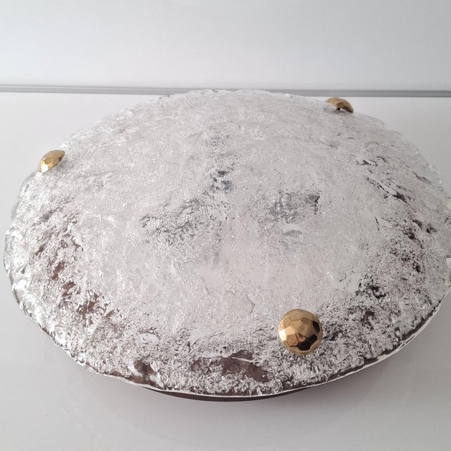 Mid-Century Modern Ceiling Lamp in Murano Glass from Hillebrand, Germany, 1960s For Sale - Image 11 of 17