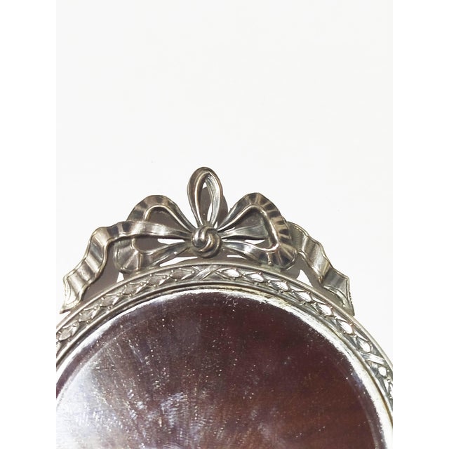 Silver Hand Mirror, 1800s For Sale - Image 5 of 7
