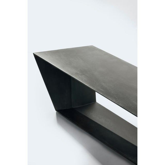 Noaxis Bench in Aluminium by Orfeo Studio For Sale - Image 11 of 12