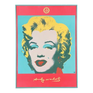 Andy Warhol Foundation Marilyn Offset Lithograph Poster 1996, Framed For Sale