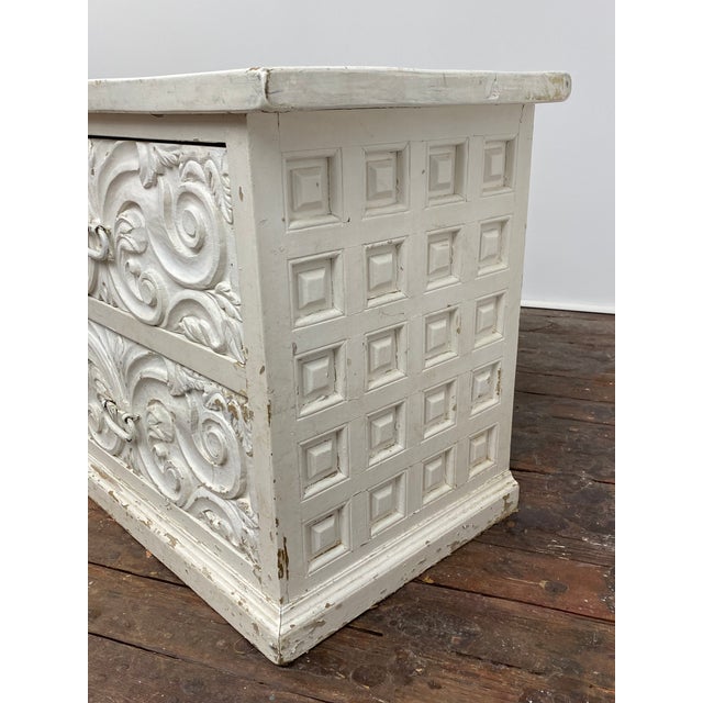 Wood Relief Carved Spanish Colonial Style Six Drawer Dresser, 1960s For Sale - Image 7 of 17