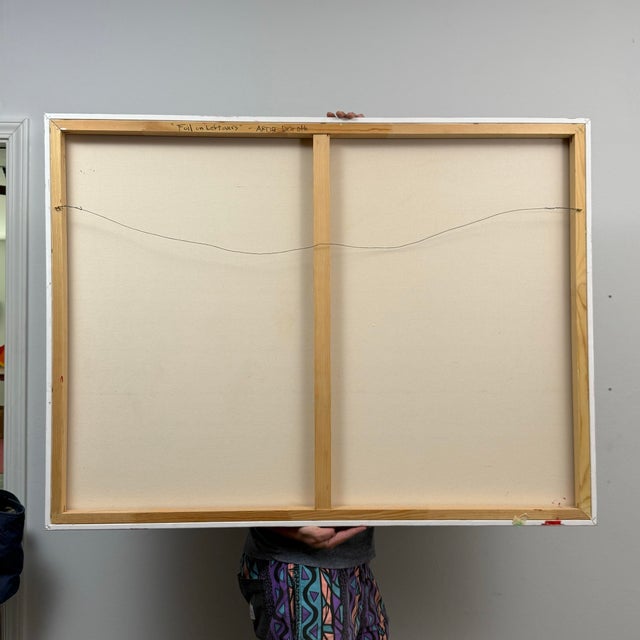 Large Abstract Oil Painting "Foil on Leftovers" by Deb Otto For Sale - Image 9 of 10