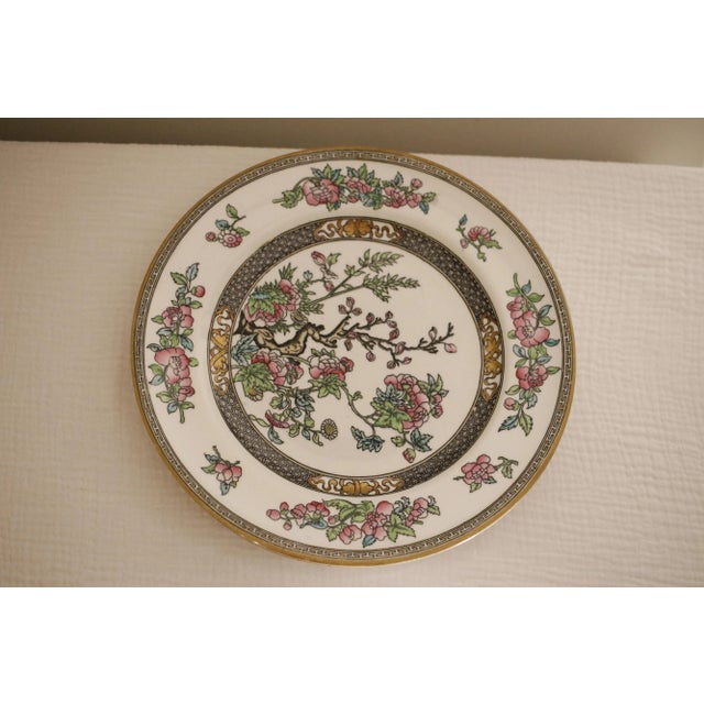 Pair of 19th C. Antique Minton Chinoiserie Ironstone "Indian Tree" Soup Plates For Sale - Image 12 of 14