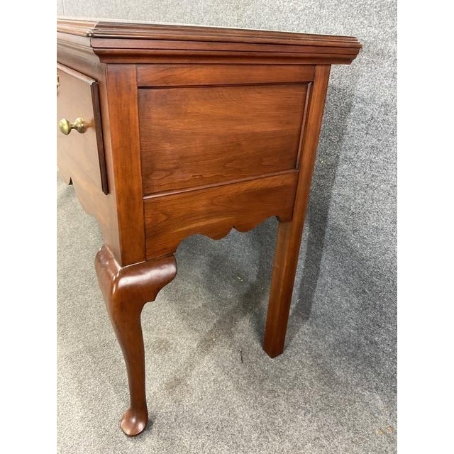 Henkel Harris 1970s Henkel Harris Solid Wild Black Cherry Sideboard - Virginia Galleries For Sale - Image 4 of 13