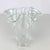 Vintage Muurla Finland Ruffled Folded Handkerchief Vase Clear Blown Art Glass For Sale - Image 10 of 10