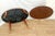 1990s Vintage Oval Coffee Table With Dessert Serving Tray, Walnut Burlwood Inlay For Sale - Image 10 of 10
