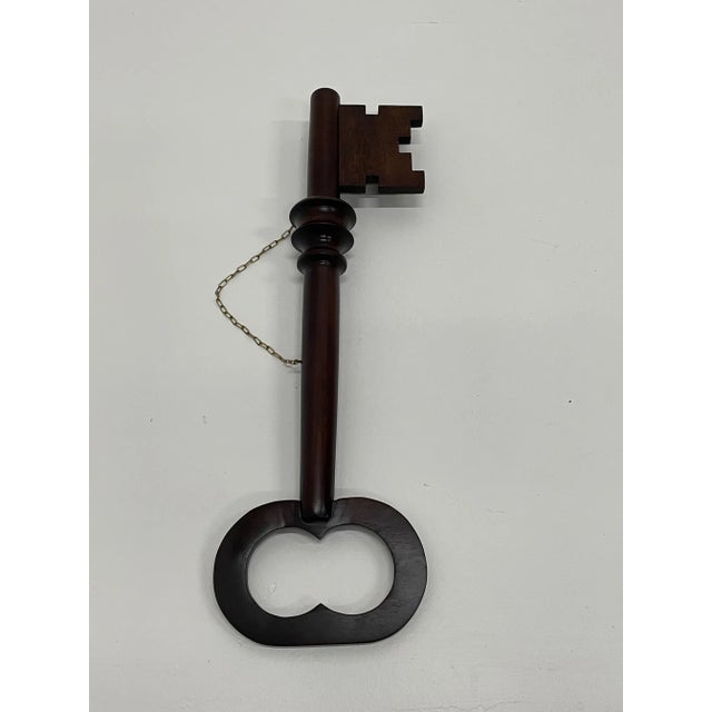 Wood Antique Carved Wood Locksmith Trade Sign For Sale - Image 7 of 8