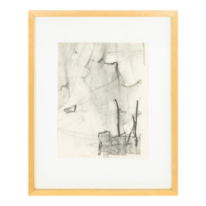 Robert O'Meara Abstract Expressionist Charcoal