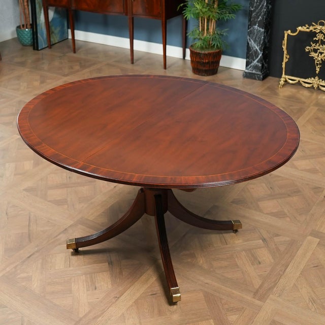 Wood Vintage Baker Two Board Dining Table For Sale - Image 7 of 15