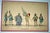 Discover a whimsical piece of 19th-century European theater history with this exceptionally rare, pre-curated set of four...