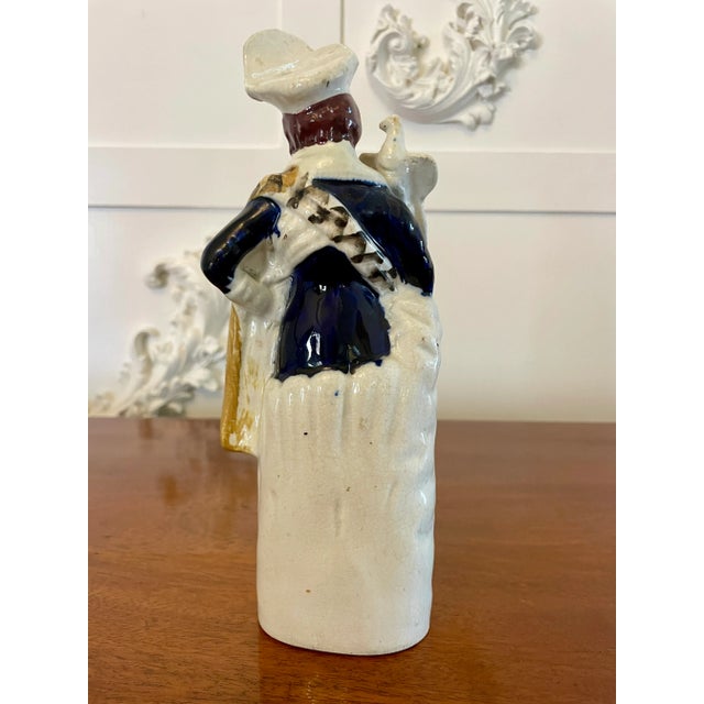 Antique Victorian Staffordshire Flatback Figure, 1880s For Sale - Image 4 of 9