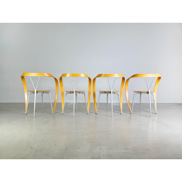 Reverse Chairs by Andrea Branzi for Cassina, Set of 4 For Sale - Image 13 of 17