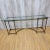 Hollywood Regency LaBarge Style Brass Console Table For Sale - Image 9 of 10