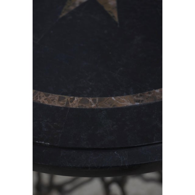 Maitland - Smith Maitland Smith Round Marble Top Chain Base Lamp Table For Sale - Image 4 of 11