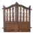 Vintage Indian Teakwood Garden Gate or “Dog Door” For Sale