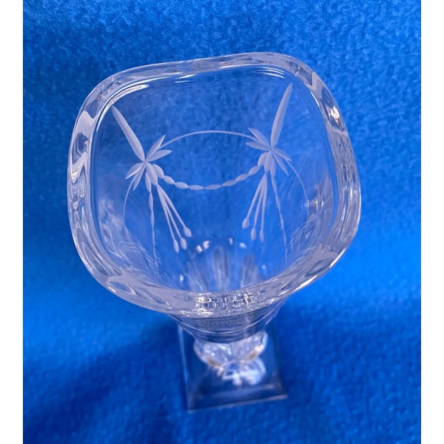 Early 21st Century Gorham Chantilly Collection Hand Cut Crystal Bud Vase For Sale In Miami - Image 6 of 12