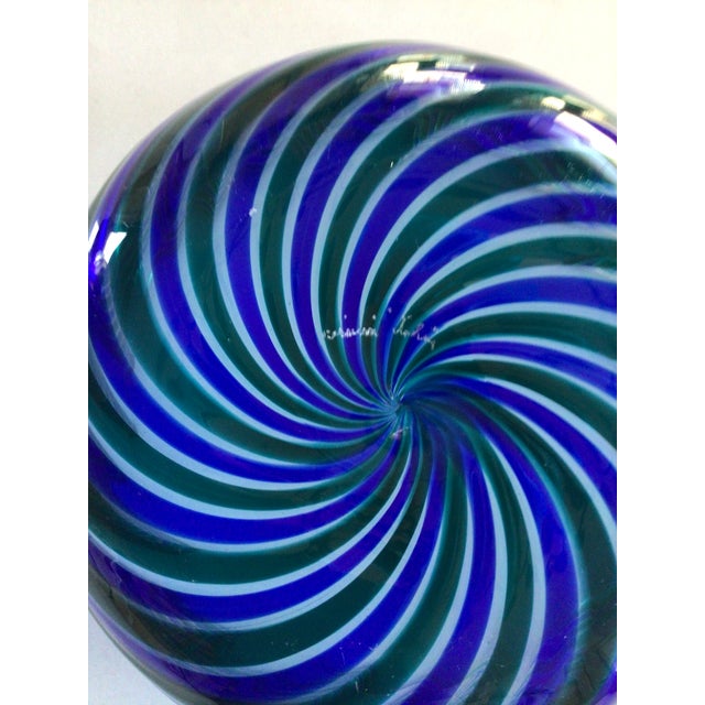 Murano, Venini & Co. Vintage Venini Decanter and Bowl For Sale - Image 4 of 4