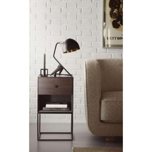 49 Black Ash Frame Sideboard with 3 Drawers by Lassen For Sale - Image 10 of 15