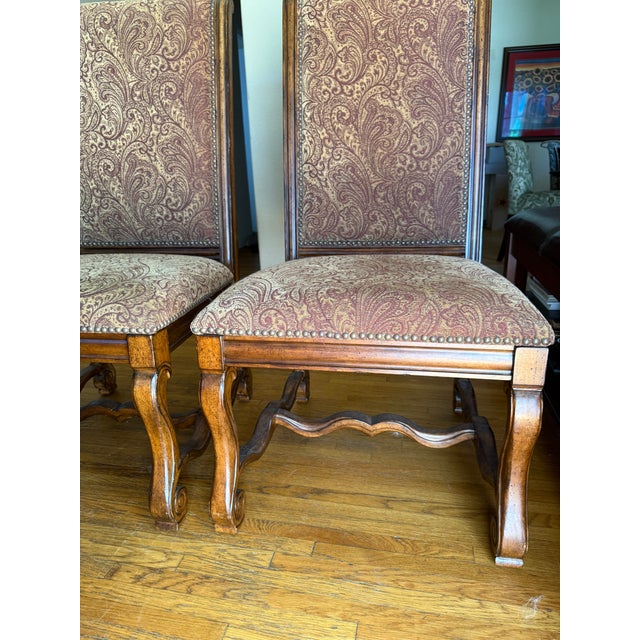 1960s Spanish Revival Wooden Chairs (Set of 2) For Sale - Image 4 of 12