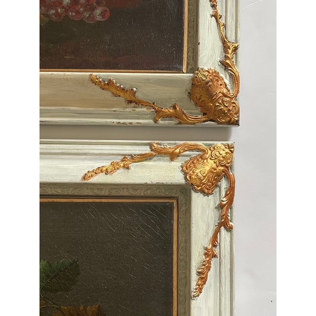 Early 19th Century 1820 Dark Academia Pair of Still Lives With Fruits Bogdaniy Style For Sale - Image 5 of 9