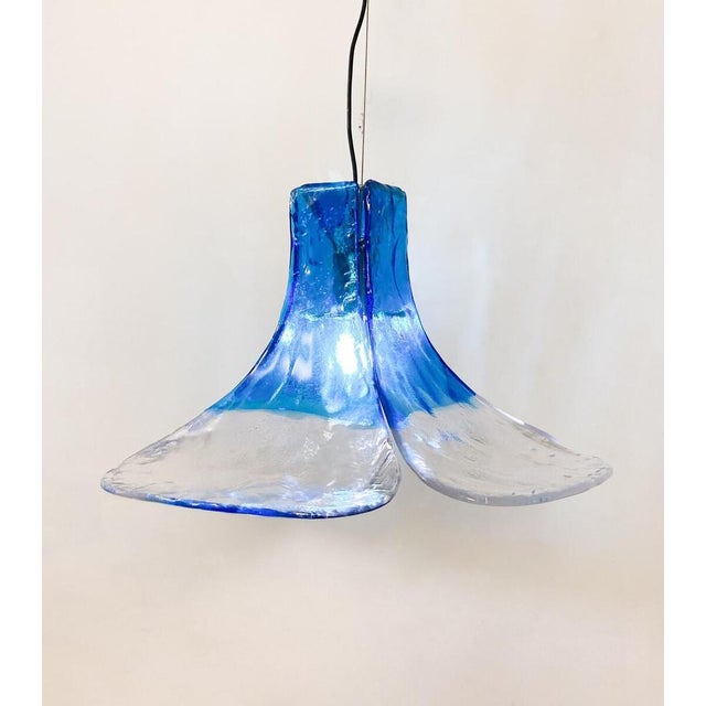 1960s Mid-Century Murano Glass Hanging Lamp attributed to Carlo Nason, 1960s For Sale - Image 5 of 16