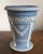 Early 20th Century Antique Edwardian Wedgwood Light Blue Jasperware Vase For Sale - Image 5 of 10