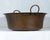 Brown Large Antique Italian Hand-Hammered Copper Basin with Forged Iron Handles, 19th Century For Sale - Image 8 of 8