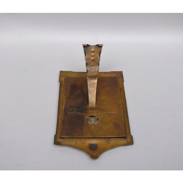 Art Nouveau Brass Picture Frame in the style of Mathildenhöhe Darmstadt, 1890s For Sale - Image 10 of 14
