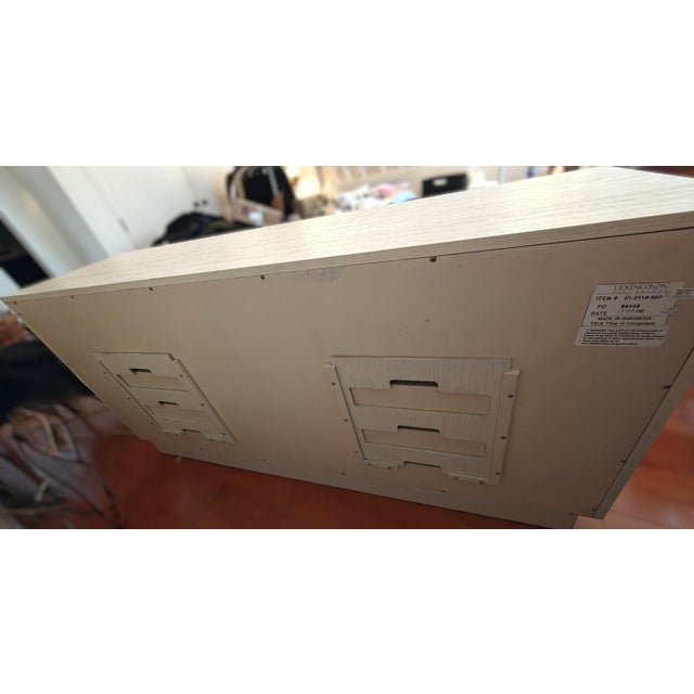 Antique White Lexington Home Brands Signature Designs Gradient Media Console/Buffet For Sale - Image 8 of 13