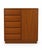 Vinde Mobelfabrik Modern Teak Gentleman's Chest by Sannemanns Møbelfabrik For Sale - Image 4 of 6